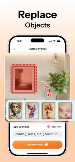 HomeMagic: AI Interior Design iPhone Screenshot 5
