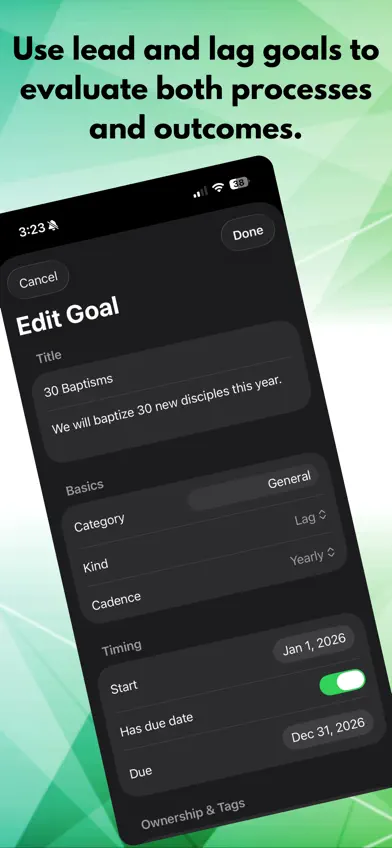 Ministry Goals screenshot 4