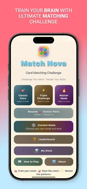 Match Nova - Brain Training screenshot 1