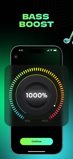 Volume & Bass Booster - Power iPhone screenshot 3