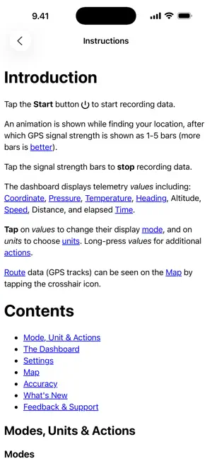 Dashometer screenshot 2