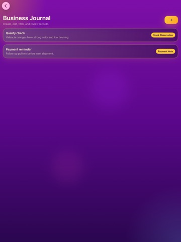 Citrus Supply iPad screenshot 3