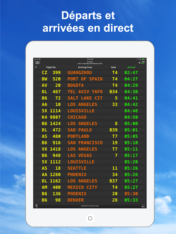 Screenshot #4 pour Flight Board Pro Traqueur vol