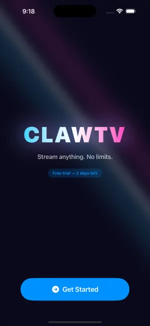 ClawTV: IPTV Player screenshot 1