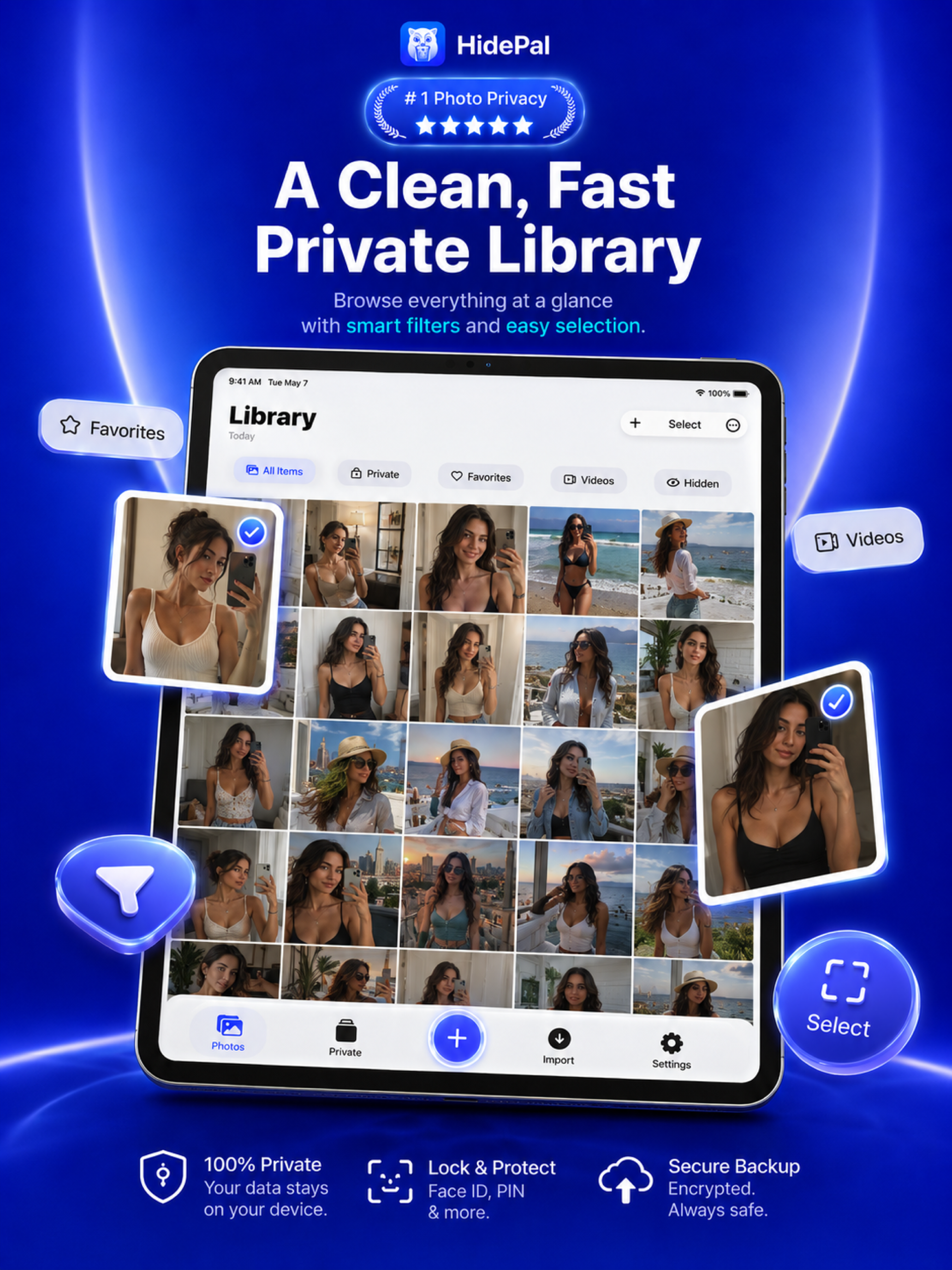 Hide Photos & Videos: HidePal screenshot 5