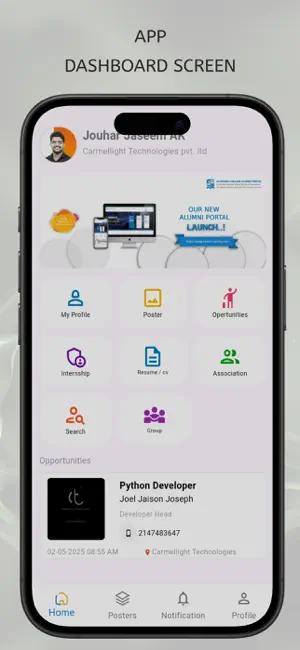 Alphonsa College Alumni App screenshot 3