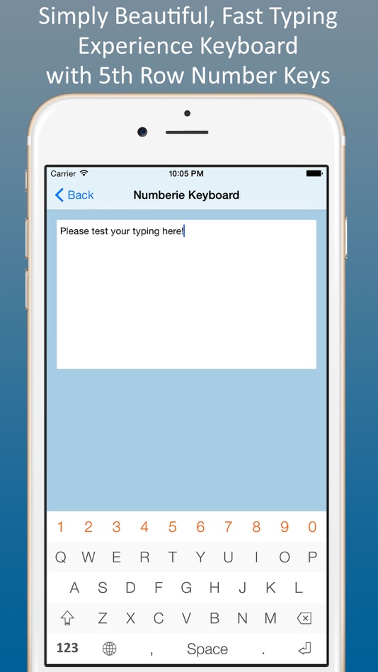 #1. Numberie Keyboard (iOS) 来自: Ratha Sou
