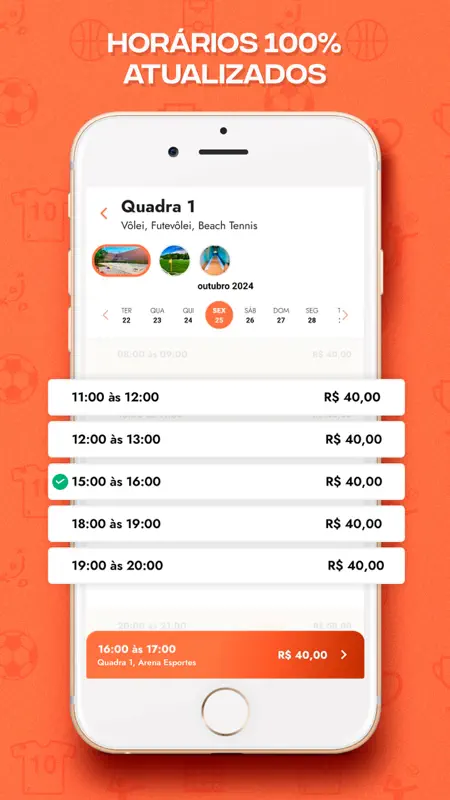 Agendei Quadras screenshot 3 of 5