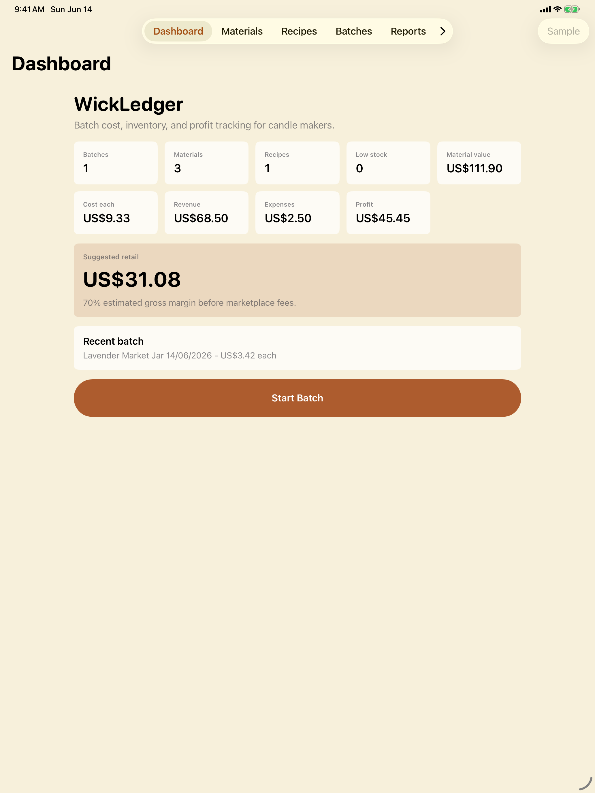 WickLedger screenshot 10