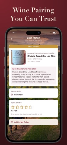 Wine Scout: Pairing & Cellar Screenshot 5 of 6