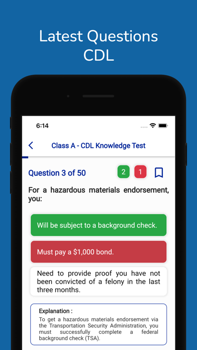 Missouri CDL Permit Practice Screenshot