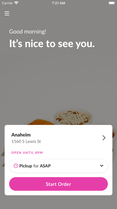 App screenshot