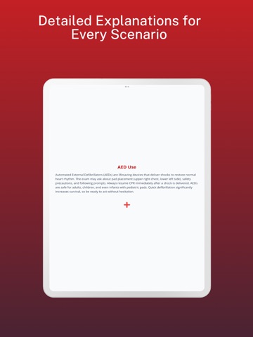 BLS Prep: Basic Life Support iPad screenshot