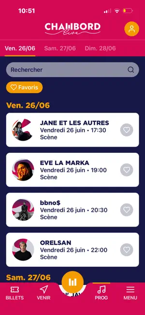 Chambord Live 2026 iPhone screenshot 2