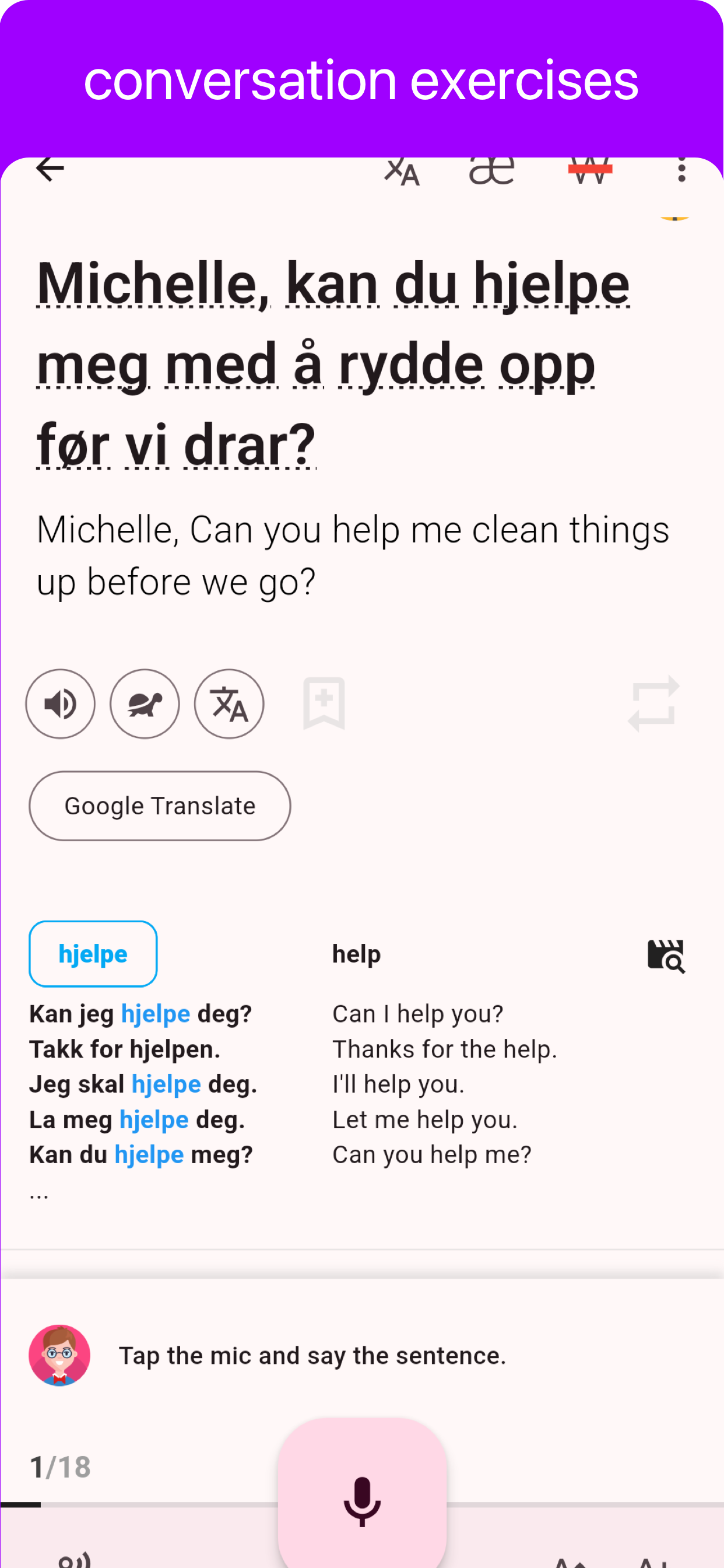 Norwegian - Listening Speaking screenshot 4