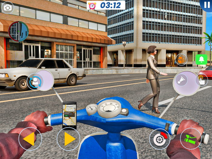 Motor bike Delivery Rider Sim