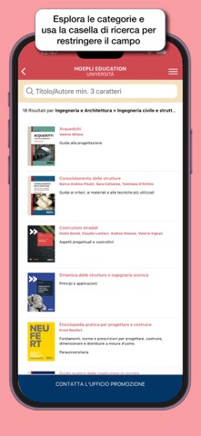 Catalogo Hoepli Universita screenshot