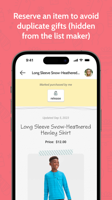 Giftster - Wish List Registry Screenshot