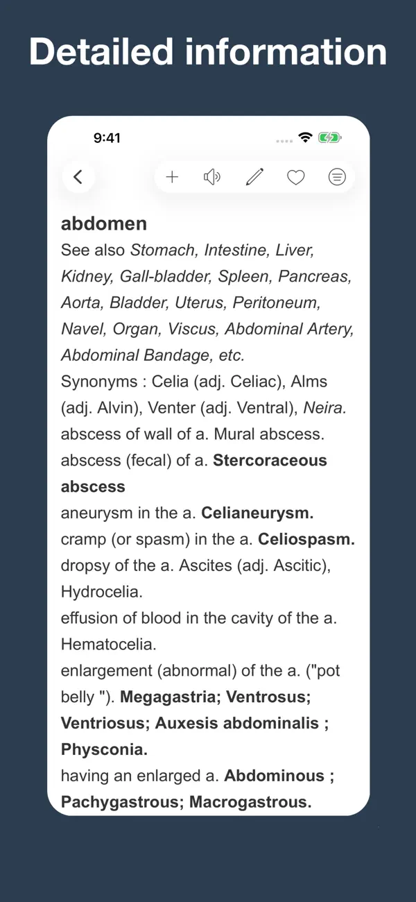 Screenshot #2 pour Medical Thesaurus