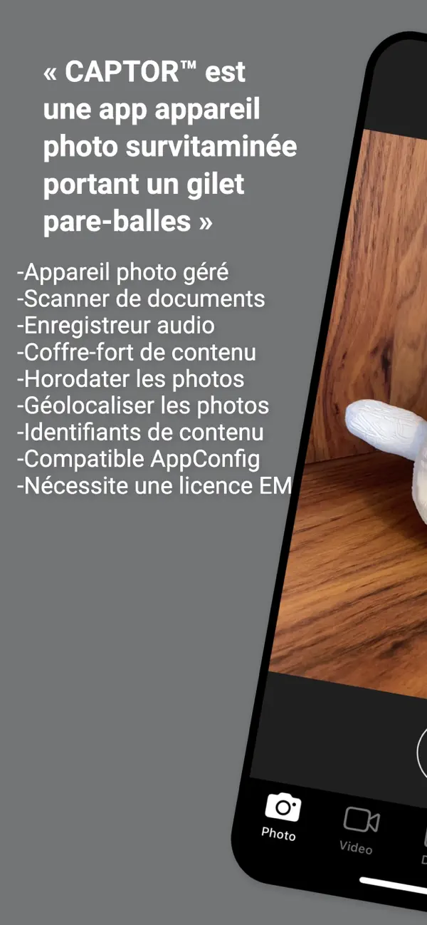 Screenshot #1 pour CAPTOR pour Entreprise