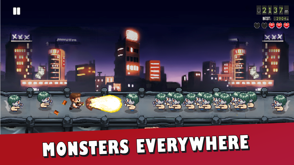 #1. Monster Dash (iOS) Bởi: Halfbrick Studios