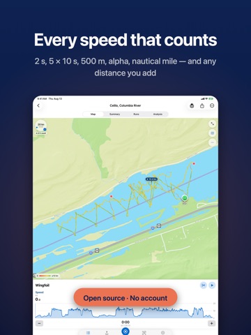 OpenWater - Water Speed iPad screenshot