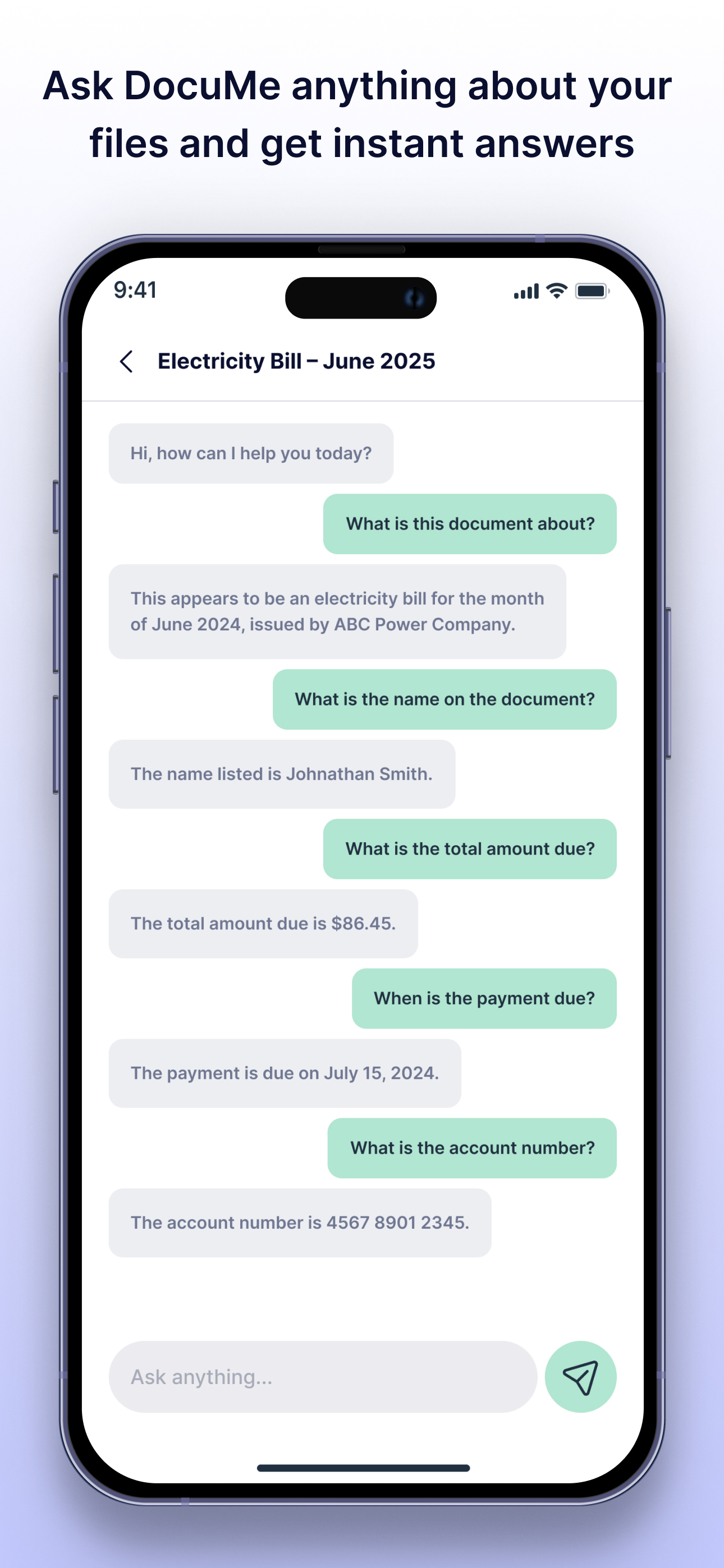 DocuMe – AI Document Assistant screenshot 5