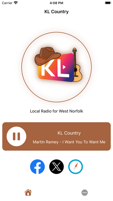 KL Country Radio Screenshot