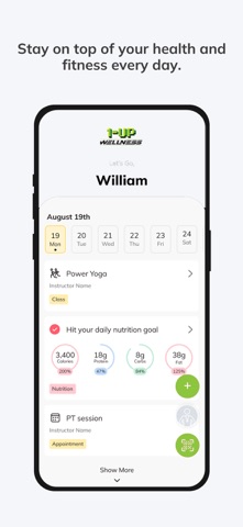 1UP Wellness Screenshot 2 of 6