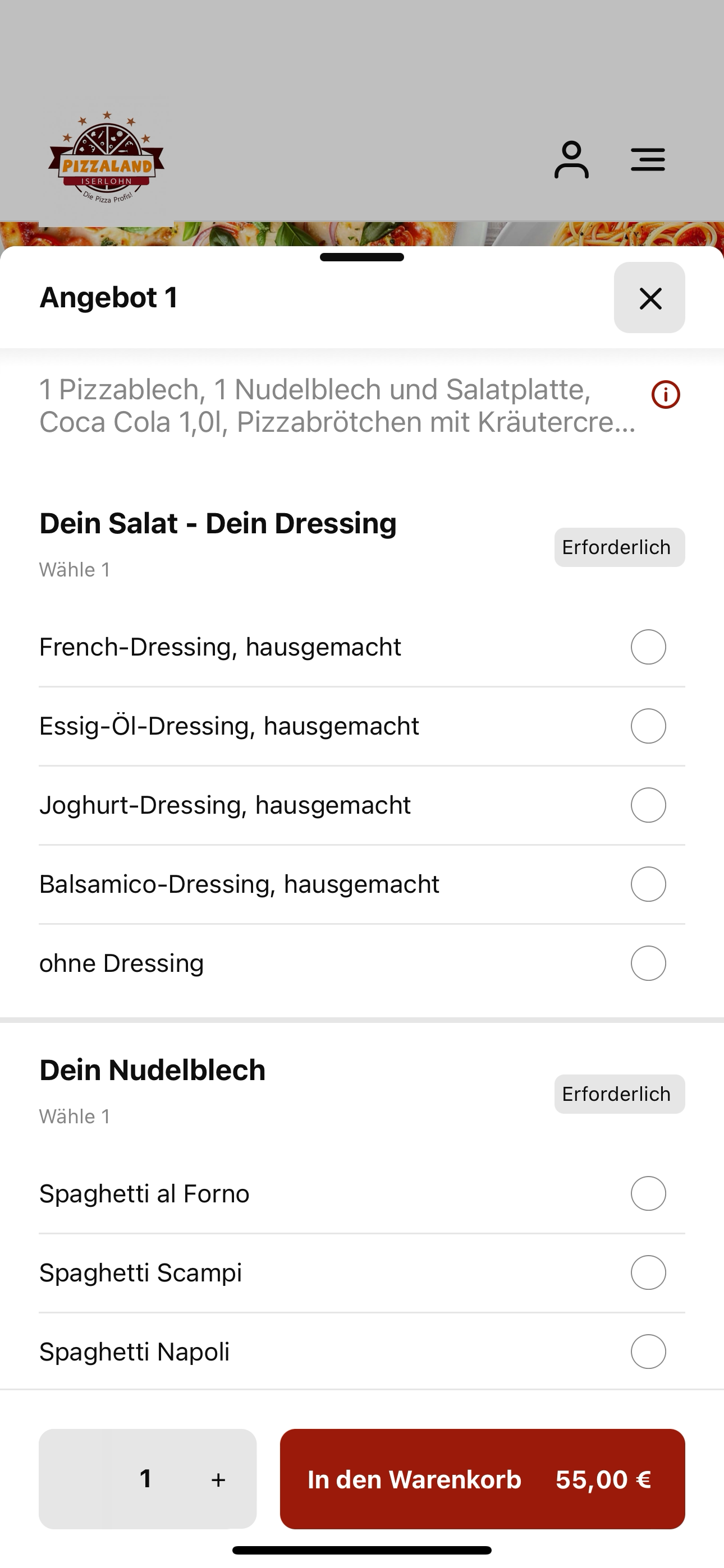 Pizzaland Iserlohn screenshot 4