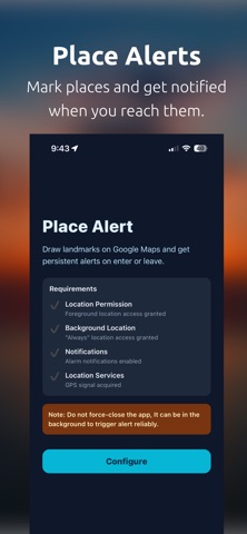 Place Alerts Screenshot 1 of 3