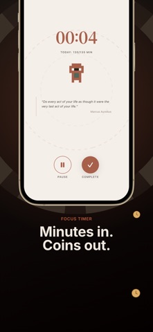MinuteBank: Focus & App Lock Screenshot 2 of 7