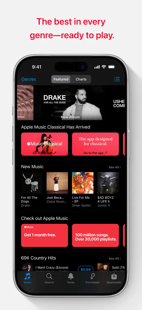 Screenshot #1 pour iTunes Store