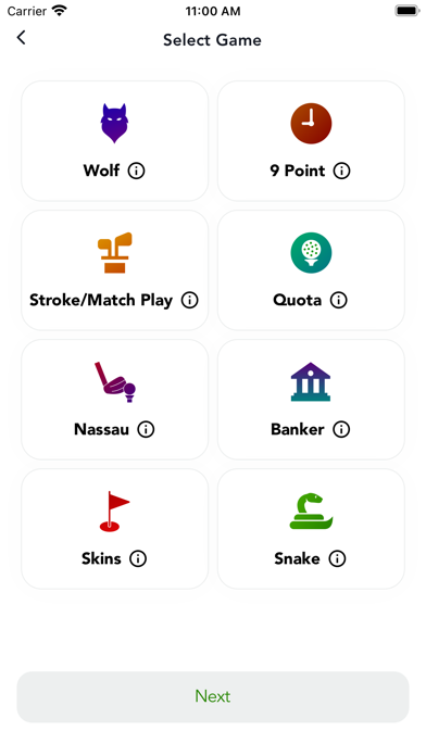 Press Golf App Screenshot