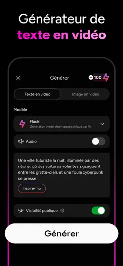 Capture d'écran de AI Video Generator - OpenVideo sur iPhone 2