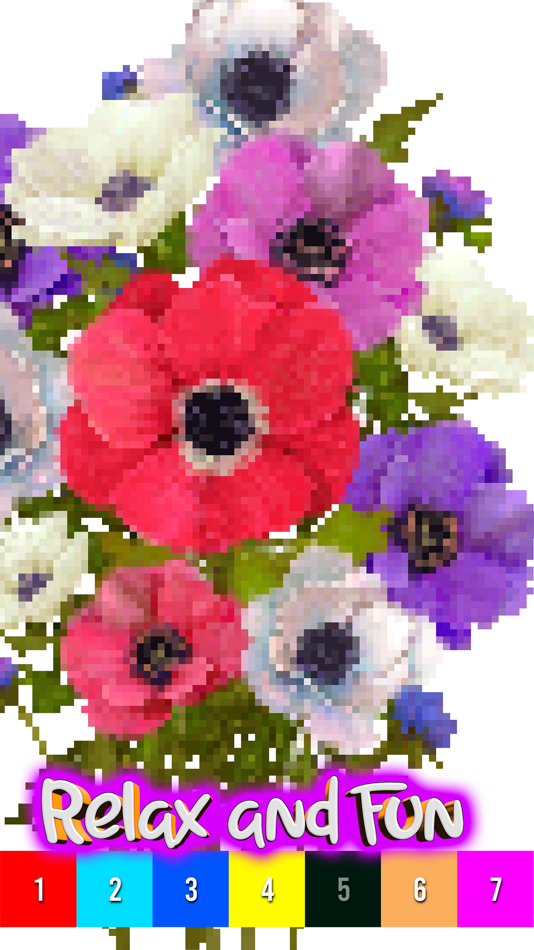 #5. BitColor: Make Art with Pixel (iOS) 由: Nguyen Thanh Nam
