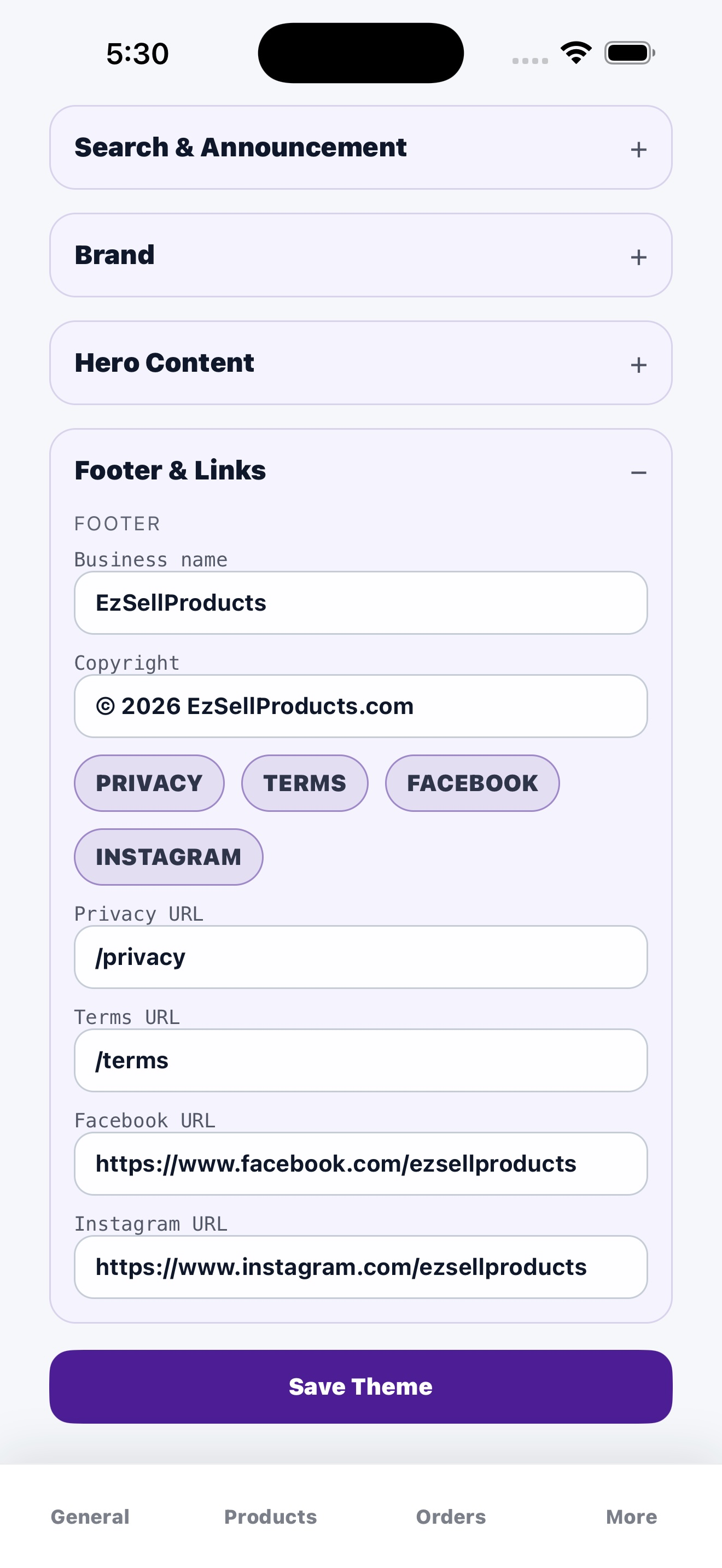 EzSell Admin screenshot 6