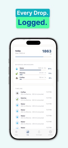 AquaBody: Water Tracker Screenshot 4 of 7