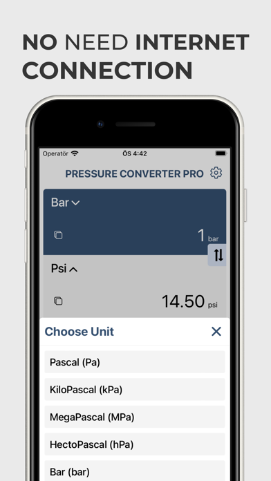 Screenshot #3 pour Pressure Converter Psi Bar Pas