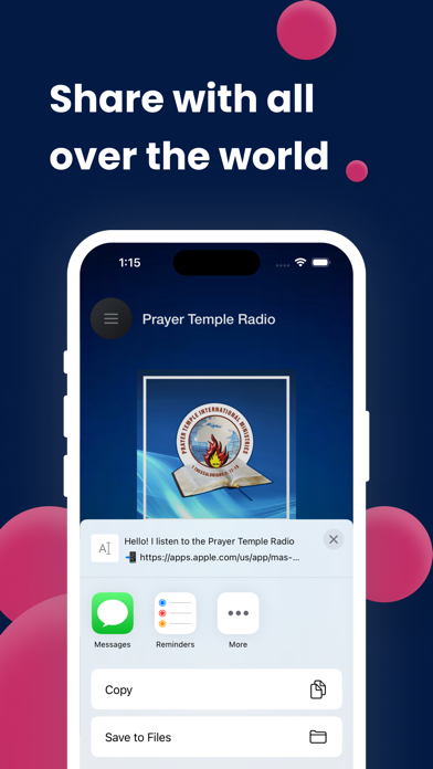Prayer Temple Radio Screenshot