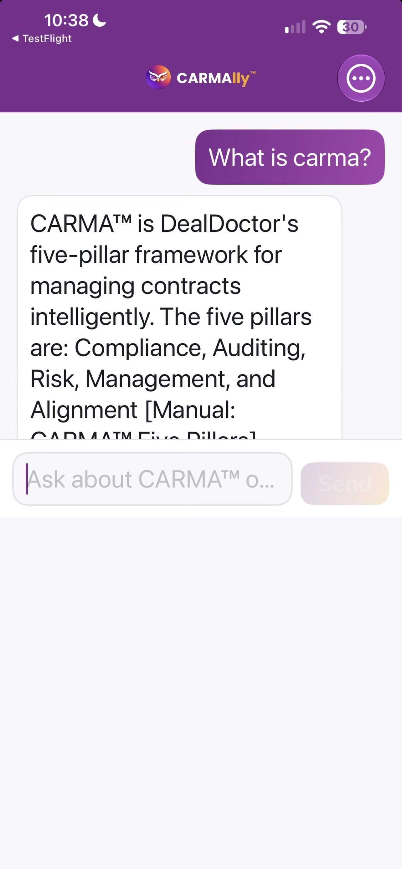 Screenshot 2 of CARMAlly™