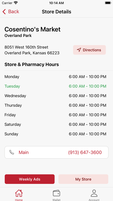 Cosentino's Market Screenshot