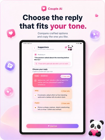 Couple AI - Chat Advisor iPad screenshot