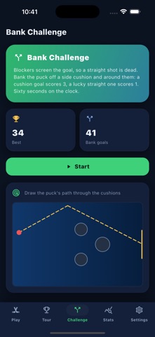 Puckora: Air Hockey 2 Player iPhone screenshot