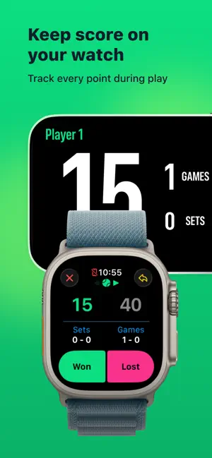 Matchpoints - Tennis Scoring screenshot 1