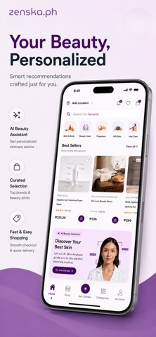 Zenska.ph -Beauty Shopping App iPhone screenshot 1