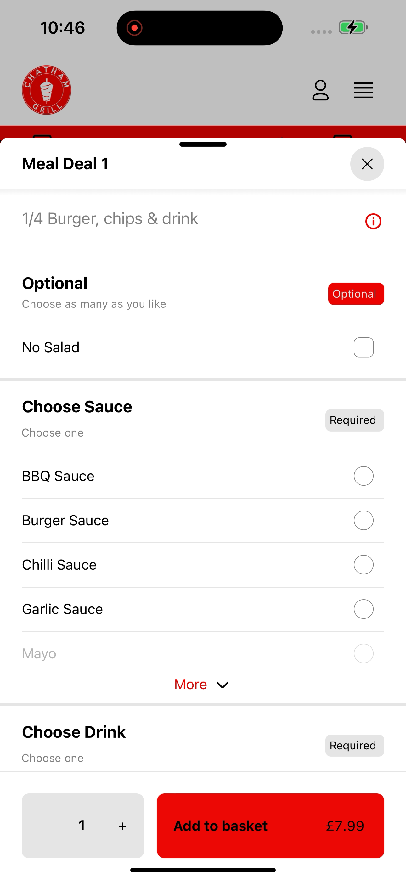 Chatham Grill UK screenshot 4
