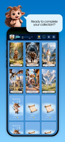 Mythology - Kids Video Quiz iPhone screenshot