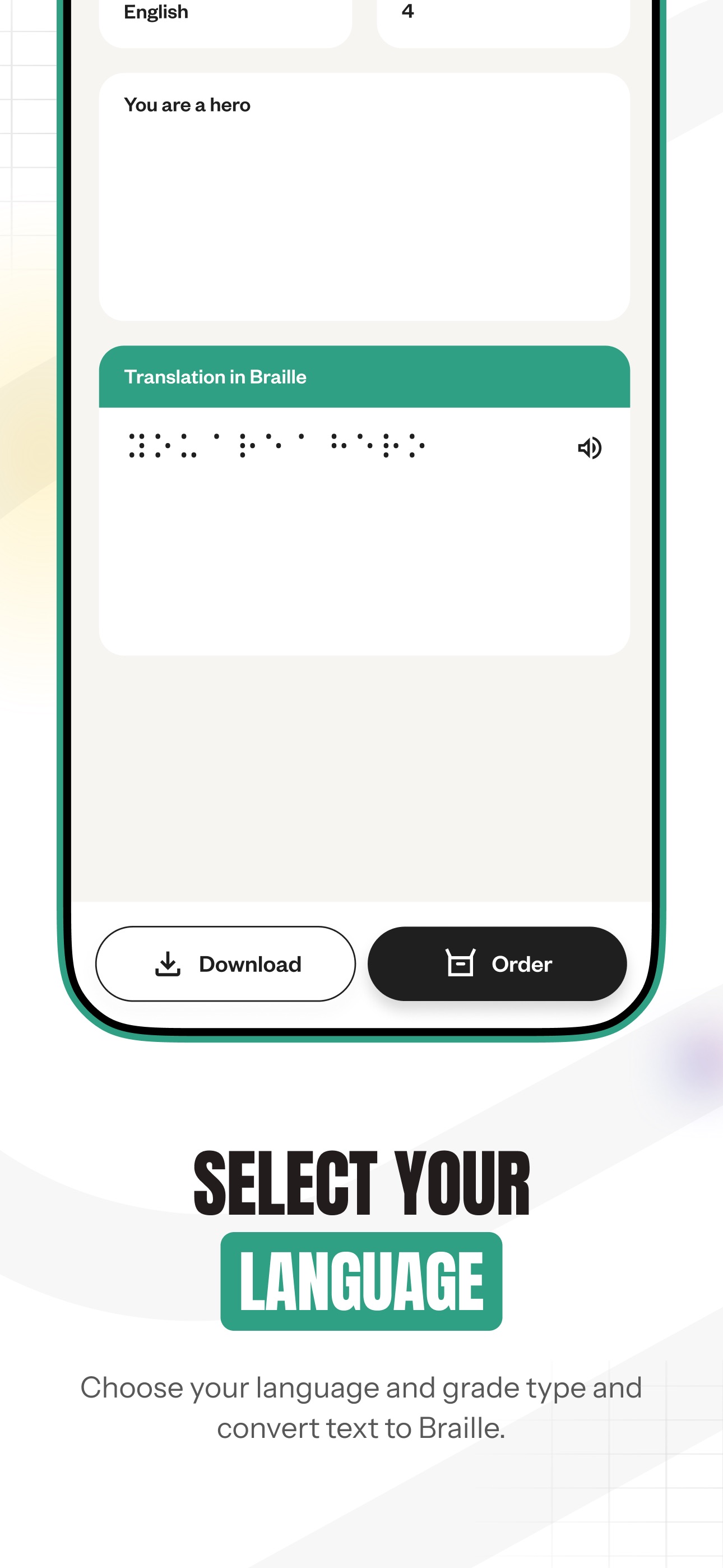 Screenshot 2 of Boltay Huroof Braille App