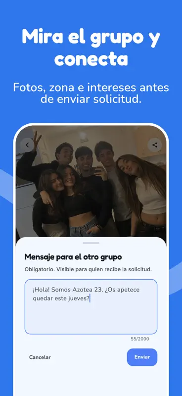 Blent: Red Social de Grupos screenshot 3 of 8